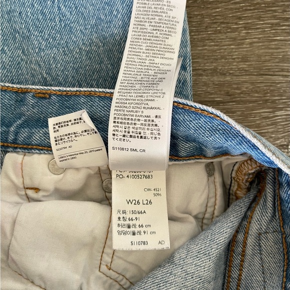 Levi's Blue Straight Jeans Vintage-Inspired Denim - Picture 2 of 7